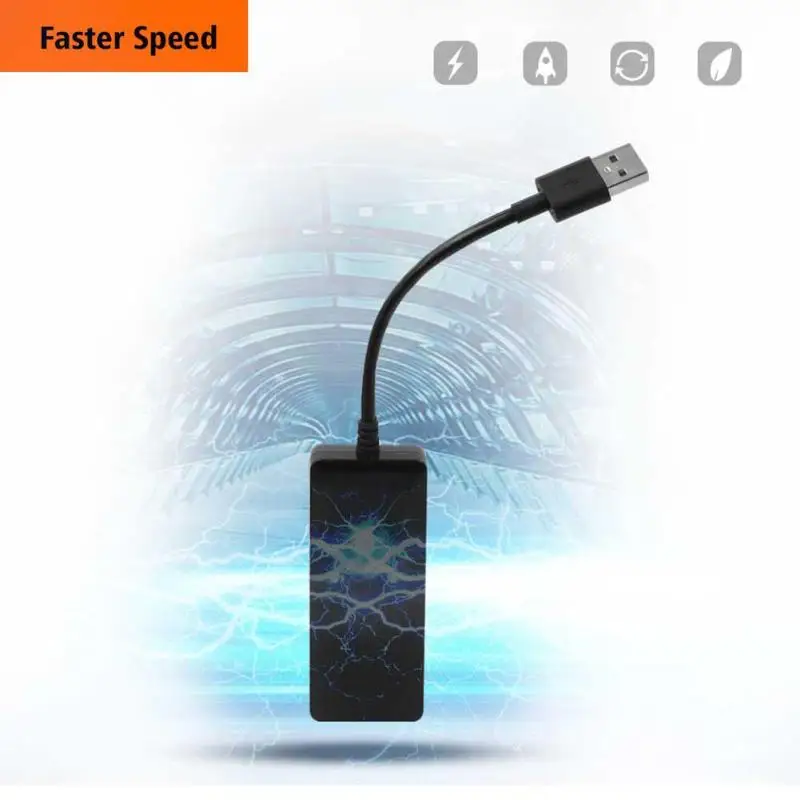 VODOOL 12V Беспроводной смарт Ссылка для CarPlay автомобилей USB ключ Android навигационный
