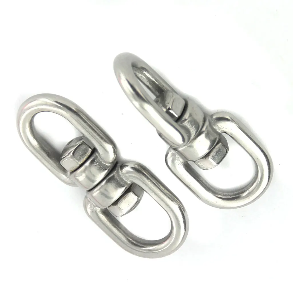 

2pcs Stainless Steel Rotation Quick Hook Buckles for Outdoor Climbing Hiking