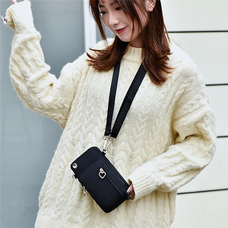 

Men Woman Messenger Bag Mini Shoulder Bag Diagonal Multi-Function Mobile Phone Bag Outdoor Earphone Pouch Sports Bag