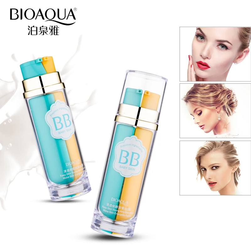 Крем для макияжа BIOAQUA bb тональный крем и основа в одной бутылке натуральный bband cc