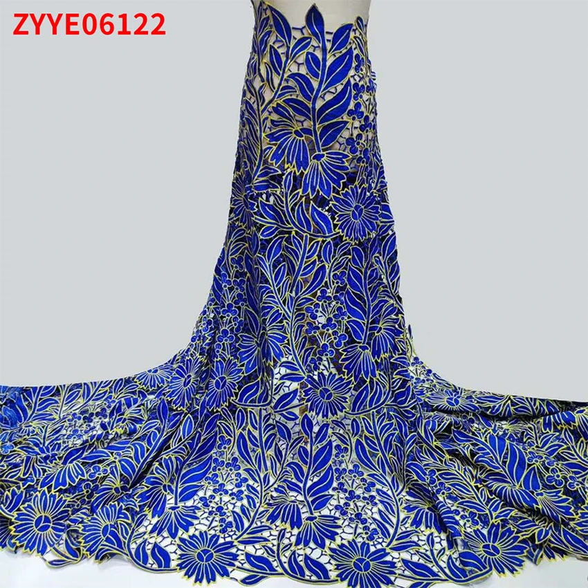 

African ​Jacquard embroidery Cloth ​Exquisite Nigerian ​French Tulle Net Lace Womon Wedding Fabric ZYYE06122