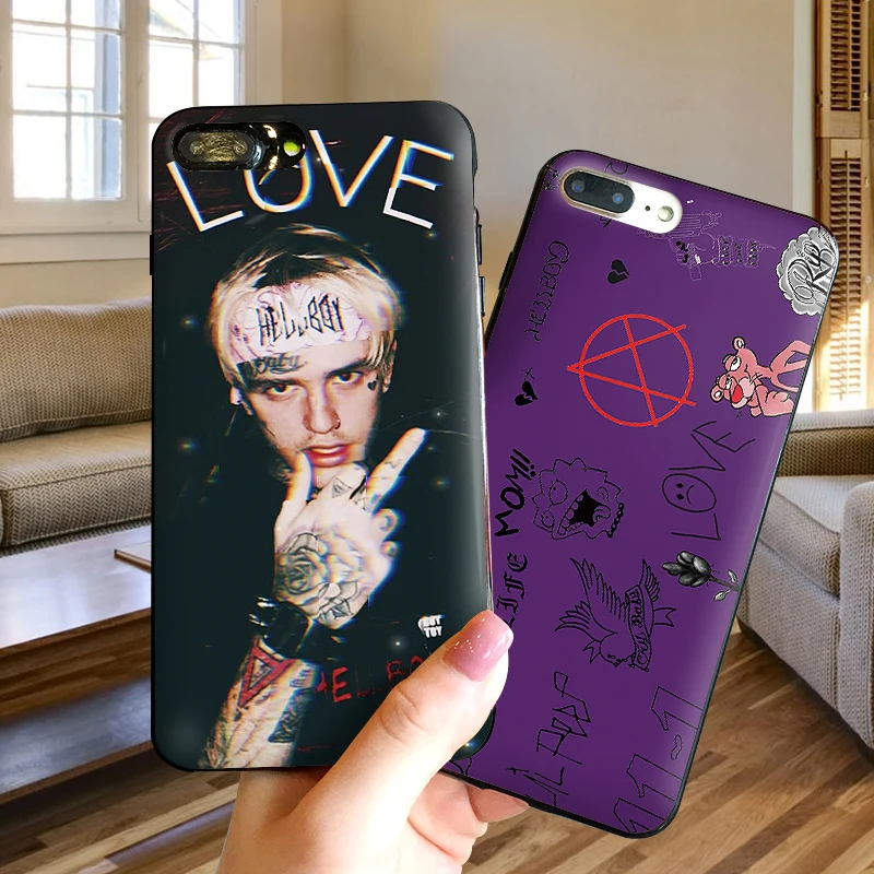 Чехол для IPhone Xr Xs Xsmax X 6 6s 7 8 Plus Lil Peep XS Max 9 силиконовая лента Capa | Мобильные телефоны
