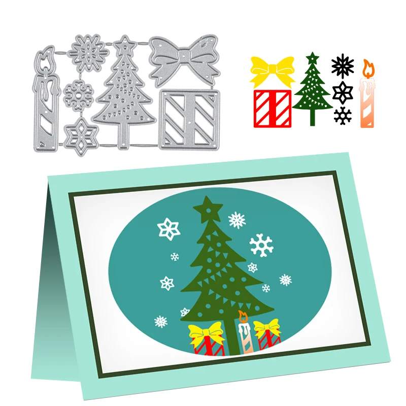 YaMinSanNiO Рождественская елка Подарочная коробка металлические Вырубные штампы