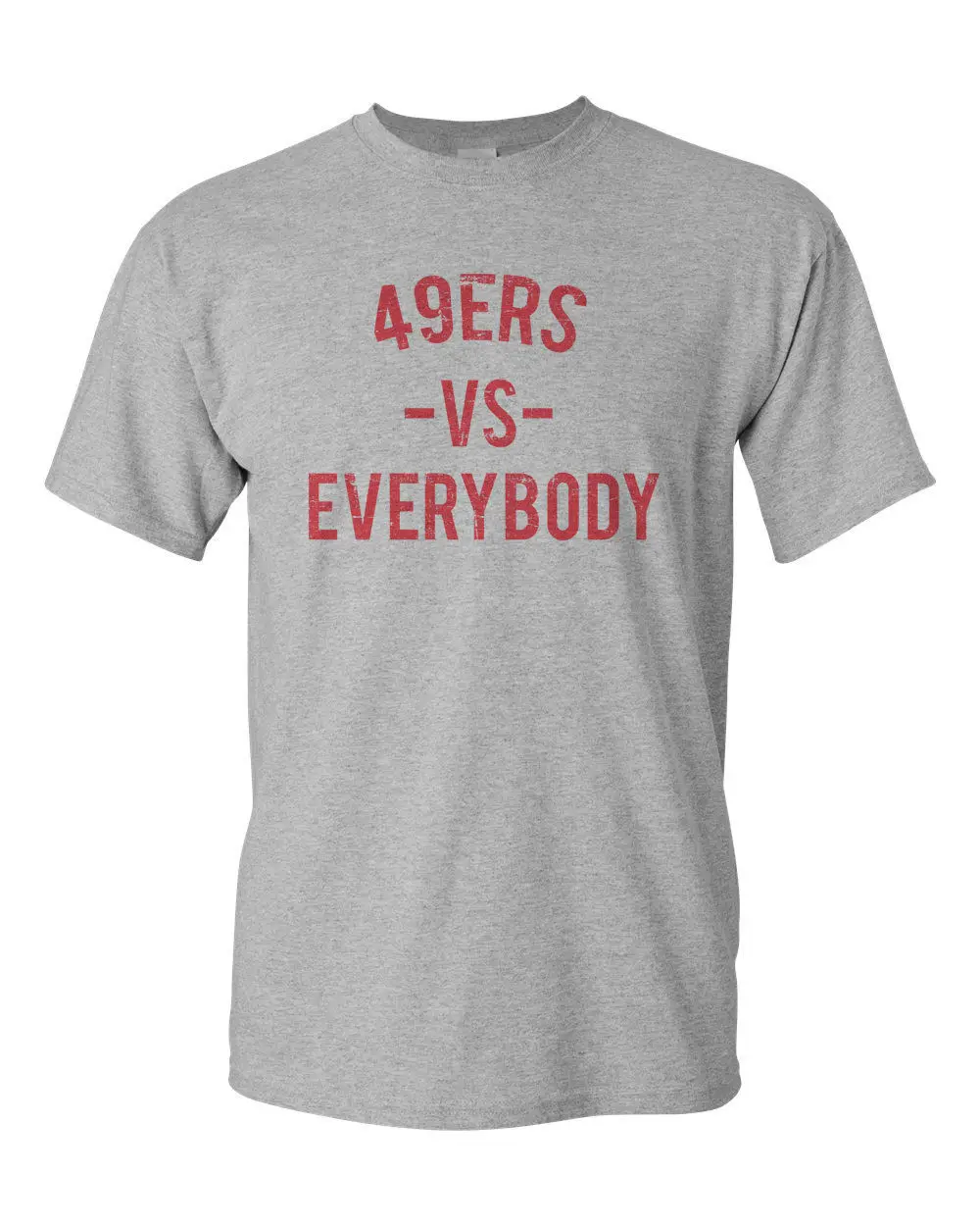 49ers Vs All SF модная футболка на заказ новая спортивная серая|Мужские футболки| |