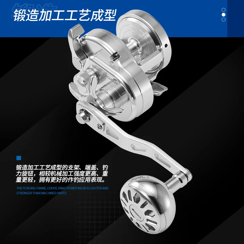 Новая катушка ecooda emb1500 для медленного джиггинга троллинговая правоподъемная