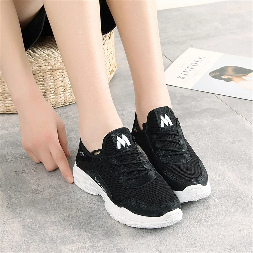 Женские кроссовки с вулканизированной подошвой корейские для спорта и отдыха