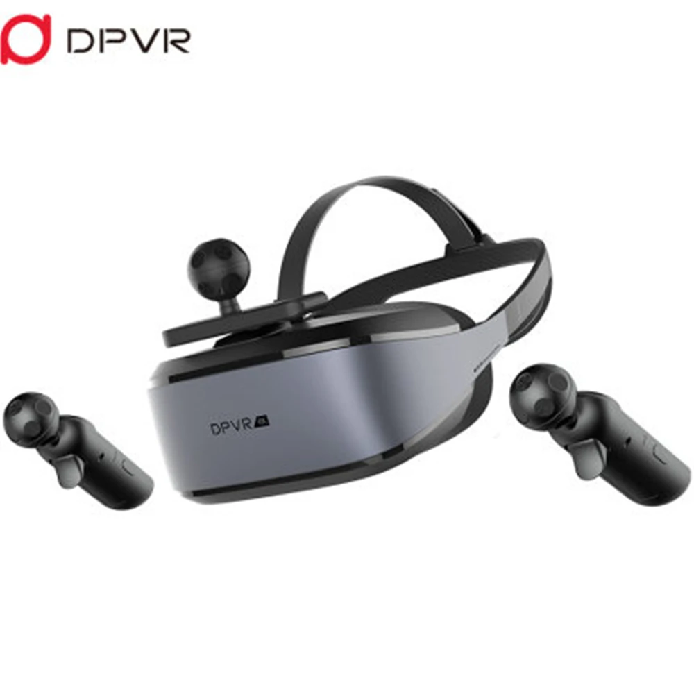 Deepoon e3 real 4k vr 3d очки гарнитура с hd гигантским экраном игровая комбинированная optinoal