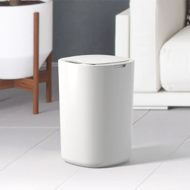 

2021 intelligent dustbin human body induction automatic dustbin household living room kitchen toilet creative automatic electric