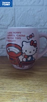 takara tomy fashion ceramic material cartoon hello kitty household mug simple cute couple cup breakfast cup milk cup