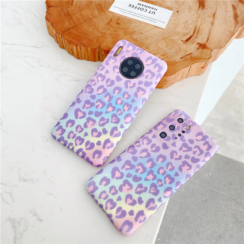 

Suitable for Huawei nova7 small leopard print mobile phone case 4/5/6se glory x10/9x/8x enjoy 9/10plus female 2P0 tide p30