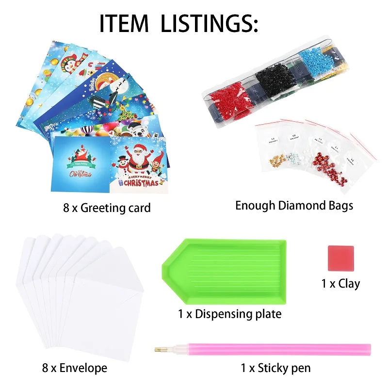 8 шт./набор Детские открытки-поздравительные открытки |