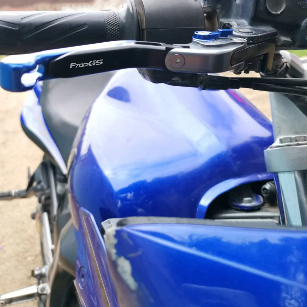 

With LOGO Motorcycle Accessories Adjustable Extendable Folding Brake Clutch Lever for BMW F700GS F 700GS F700 GS 2013-2017 2015