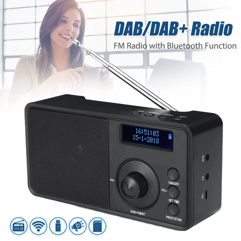 

Цифровой FM-радиоприемник с поддержкой Bluetooth и ЖК-дисплеем