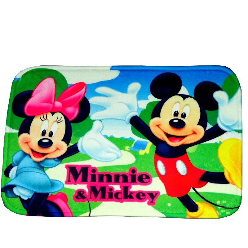 Disney Mickey Minnie Car Customized Anime Mat Decoration Home Carpets Cartoon Rug Bedroom Floor Mats Bath Plush Rugs Doormat NEW | Дом и сад