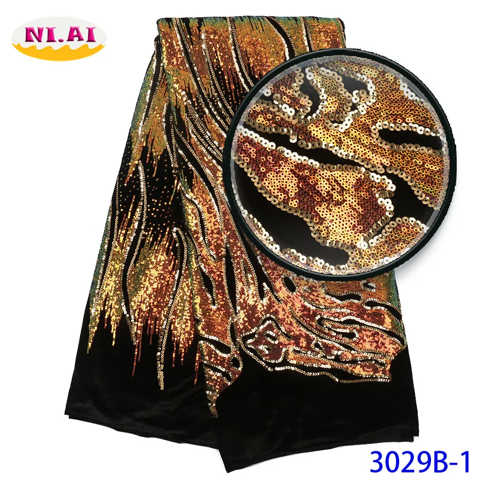 New Lace Appliques For Clothing Latest Dequin Fabric 2019 High Quality Paillette Mr3029b | Дом и сад
