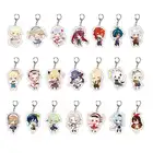 Милая игра Mihoyo Genshin Impact акриловый брелок с милым дизайном 26 символов для мужчин и женщин на выбор подарок для косплея коллекция брелоков