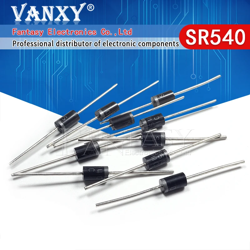 20 шт. Диод Шоттки SR540 40 в 5A DO 15|schottky diode|5a diodesschottky diode 5a |