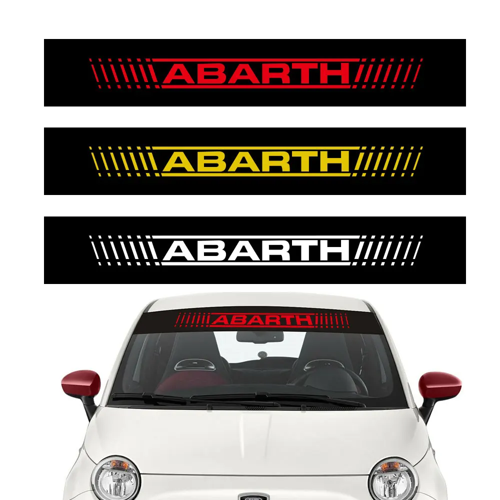 Наклейки на лобовое стекло автомобиля FIAT ABARTH PUNTO 500|Наклейки автомобиль| |