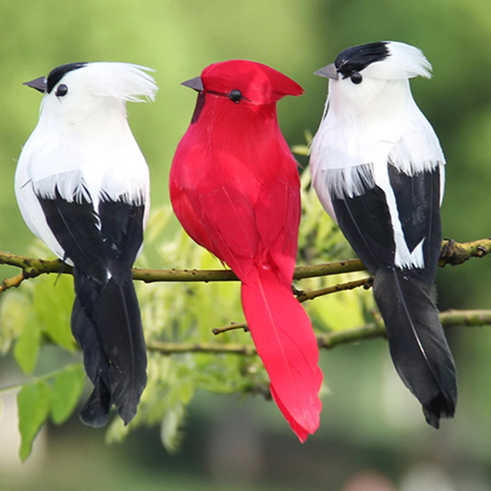 1 шт Искусственный пены перо Моделирование Птица DIY вечерние Художественный