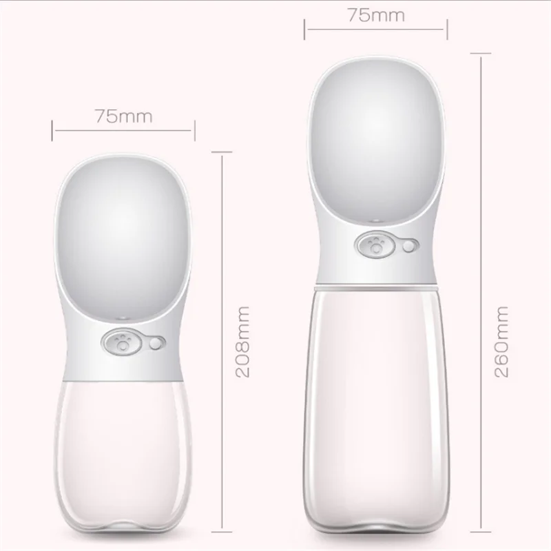 Портативная бутылка для воды собак многофункциональная поилка миска питья