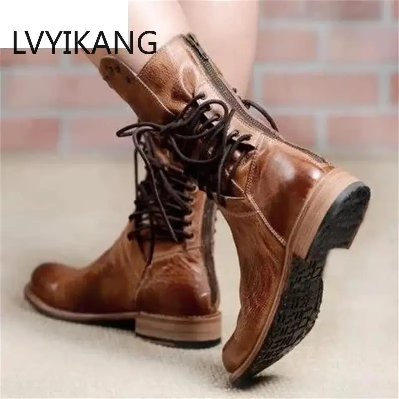 Новые осенние женские туфли в ретро-стиле Туфли-лодочки Женские ботинки Ботинки