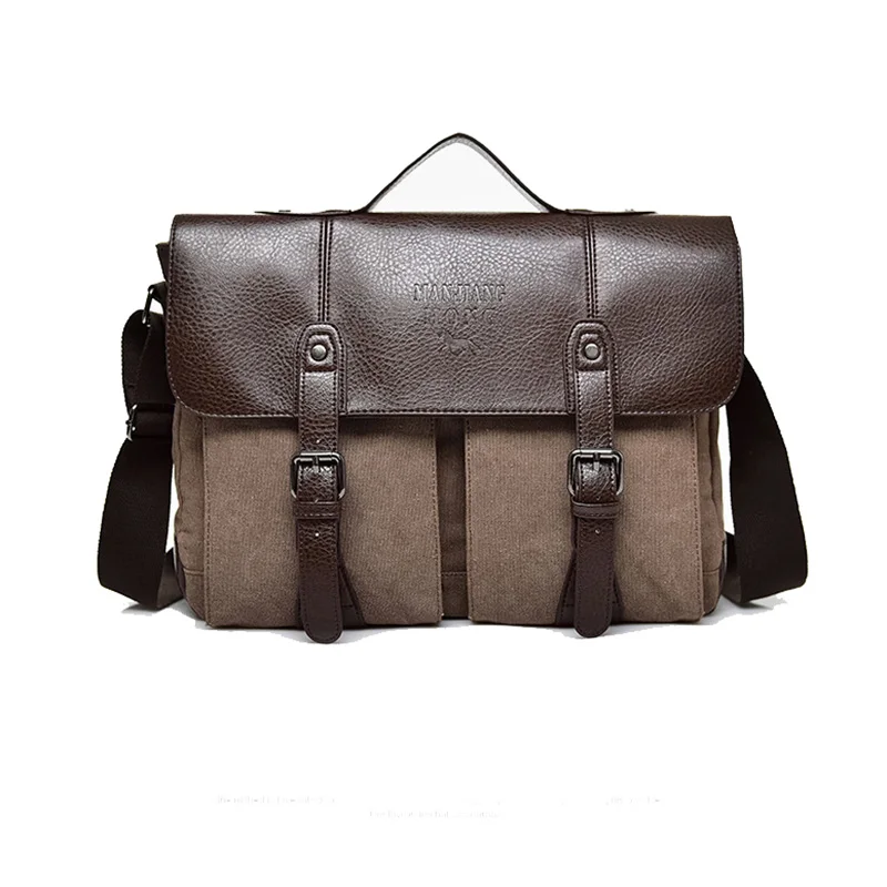 Модная мужская Холщовая Сумка через плечо повседневные сумки на для мужчин