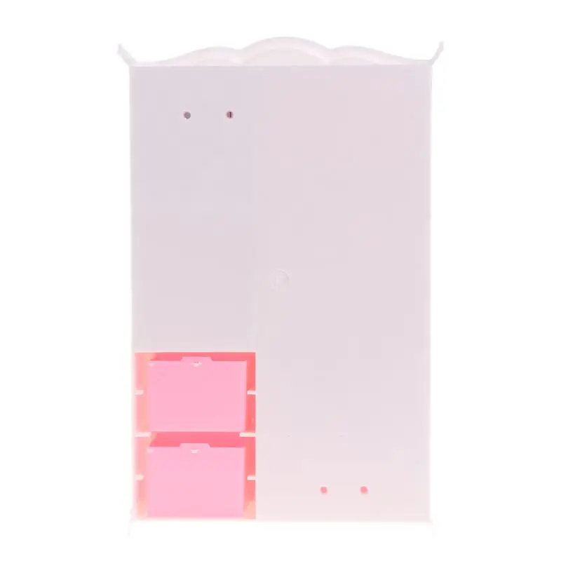 

New Closet Toy With Mirror Doll House Princess Bedroom Furniture Wardrobe Doll Accessories For Babie Dolls Toys Gifts C63C