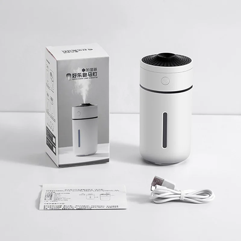 

230ml Cute Cup USB Humidifier Ultrasonic Car Mist Maker with 7 Colors LED Night Lamps Mini Office Desktop Air Purifier