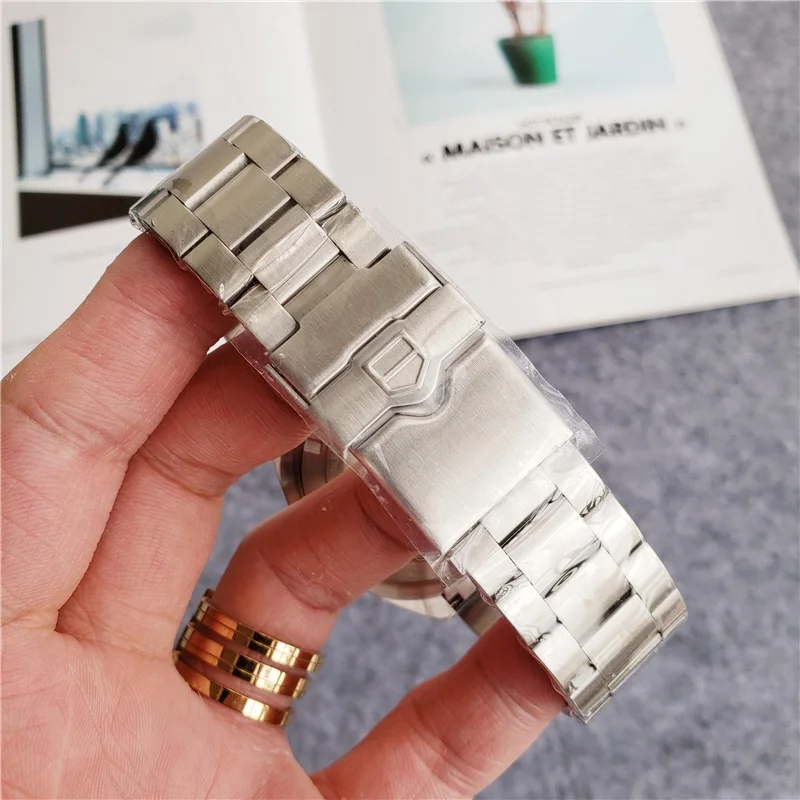 

1860 Monaco Luxury Brand quartz men Watches Quartz Watch Stainless Steel Strap wristwatch classic business men watch