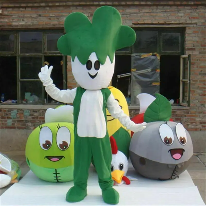 

Happy Carnival Mascot Halloween Cartoon Vegetable Cosplay Performance Costume Adult Use Birthday Party Advertising Parade Set