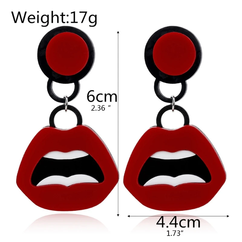 

16 Styles Statement Acrylic Resin Lightweight Colorful Large Dangle Earrings Kit