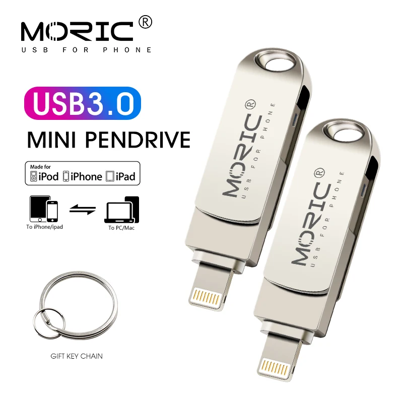 

2020 New iOS USB Flash Drive Flash Drive Usb Stick Photo Stick Pendrive 8GB/16GB/32GB/64GB/128GB for iPhone
