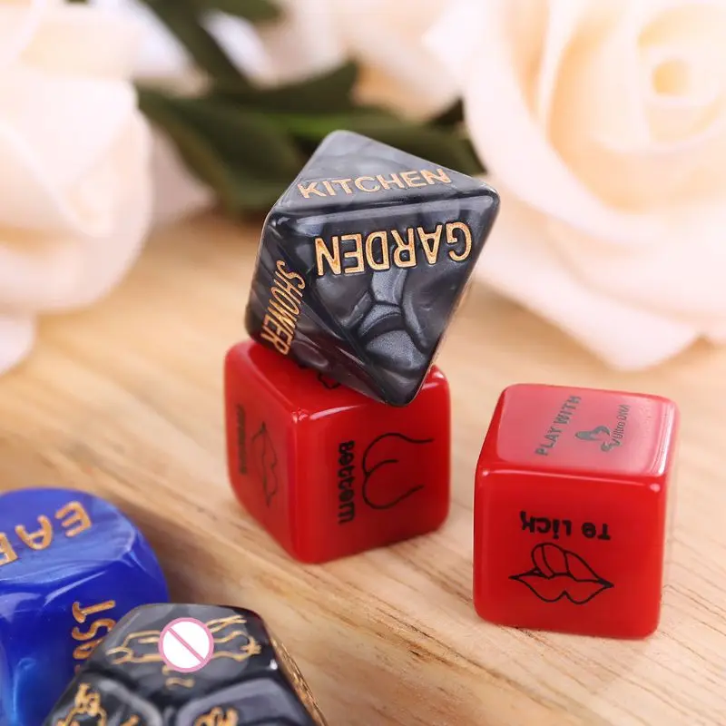 7 шт. забавные любовные игральные кости игрушки эротическая Сексуальная осанка