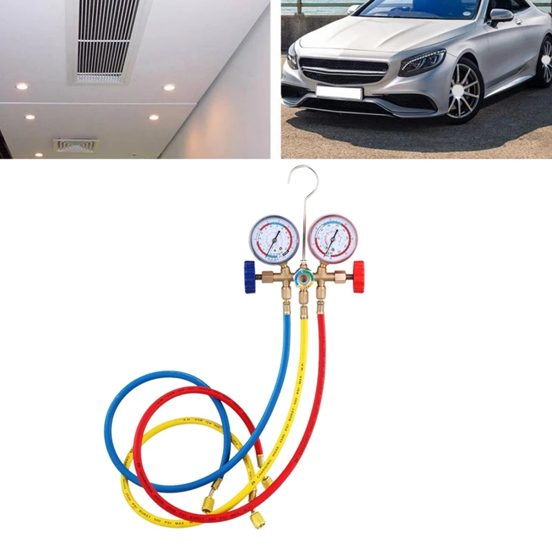 Автомобильный манометр для кондиционера R12 R22 R404A R134A|Датчик давления| |