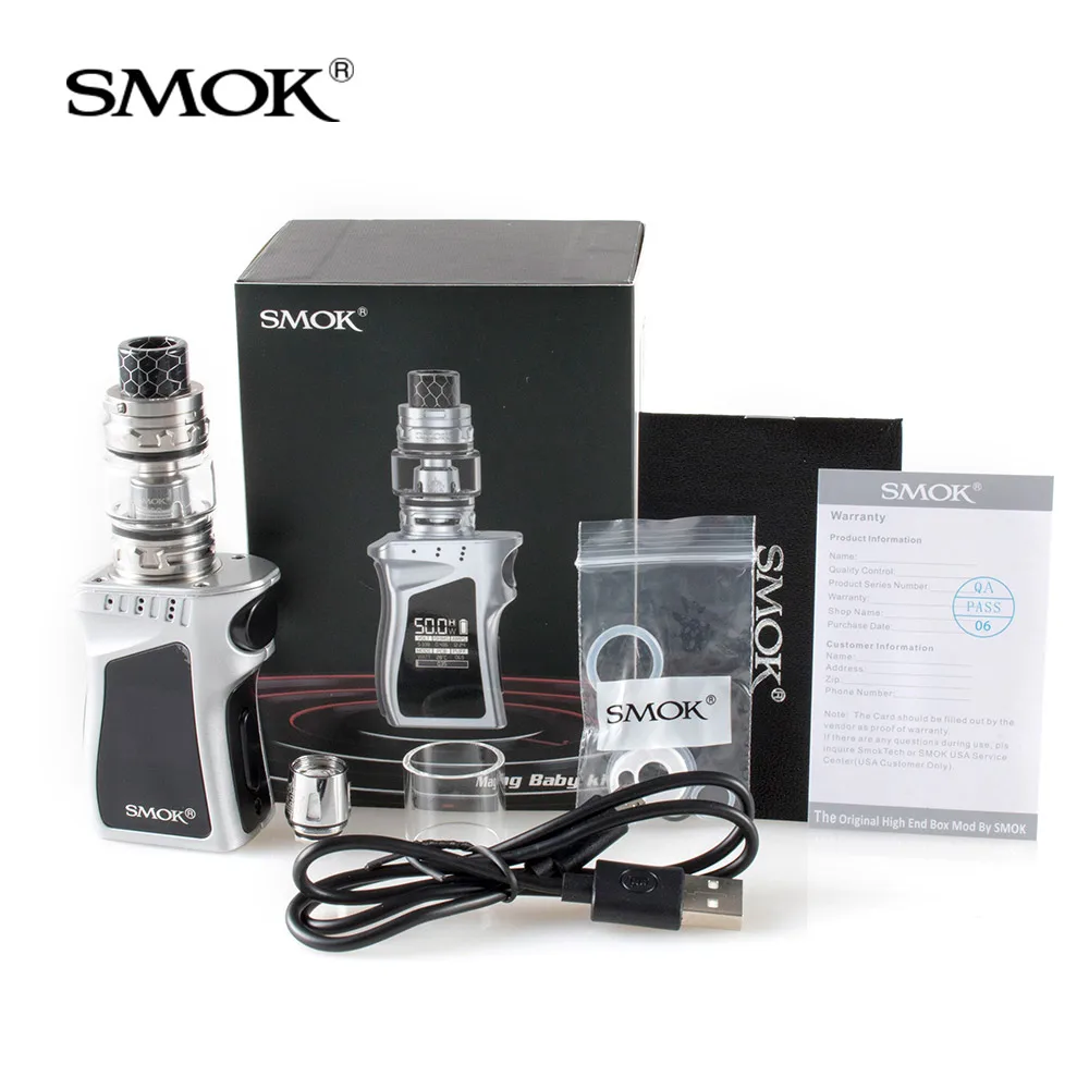 Оригинальный детский комплект SMOK MAG 50 Вт встроенный аккумулятор 1600 мАч V12 бак для
