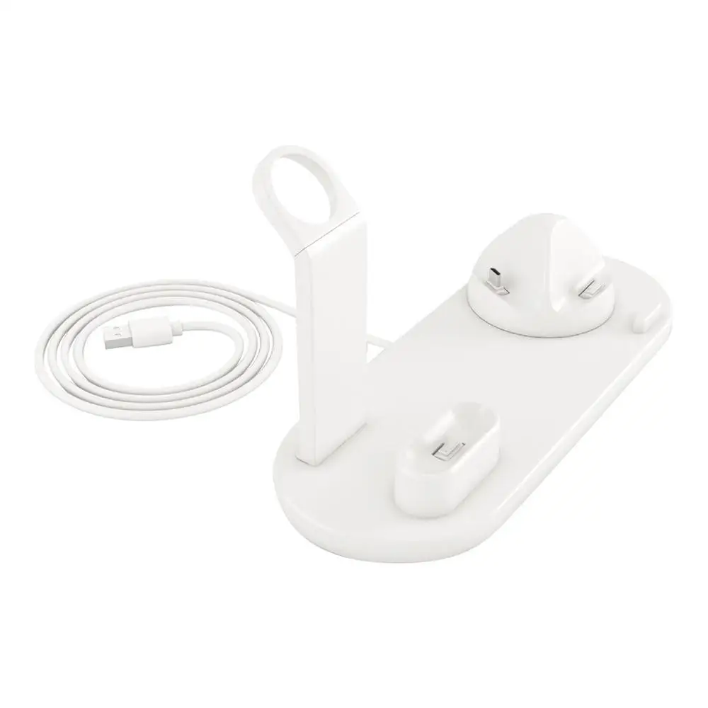 Подставка для зарядки док-станции Держатель зарядного устройства iPhone Apple Watch Airpods