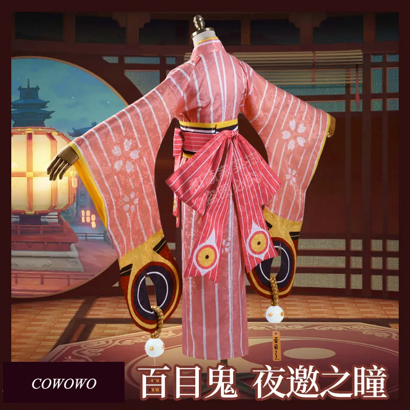 Аниме! Onmyoji Doumeki Shizuka ночной халат для учеников кимоно Униформа костюм косплея на