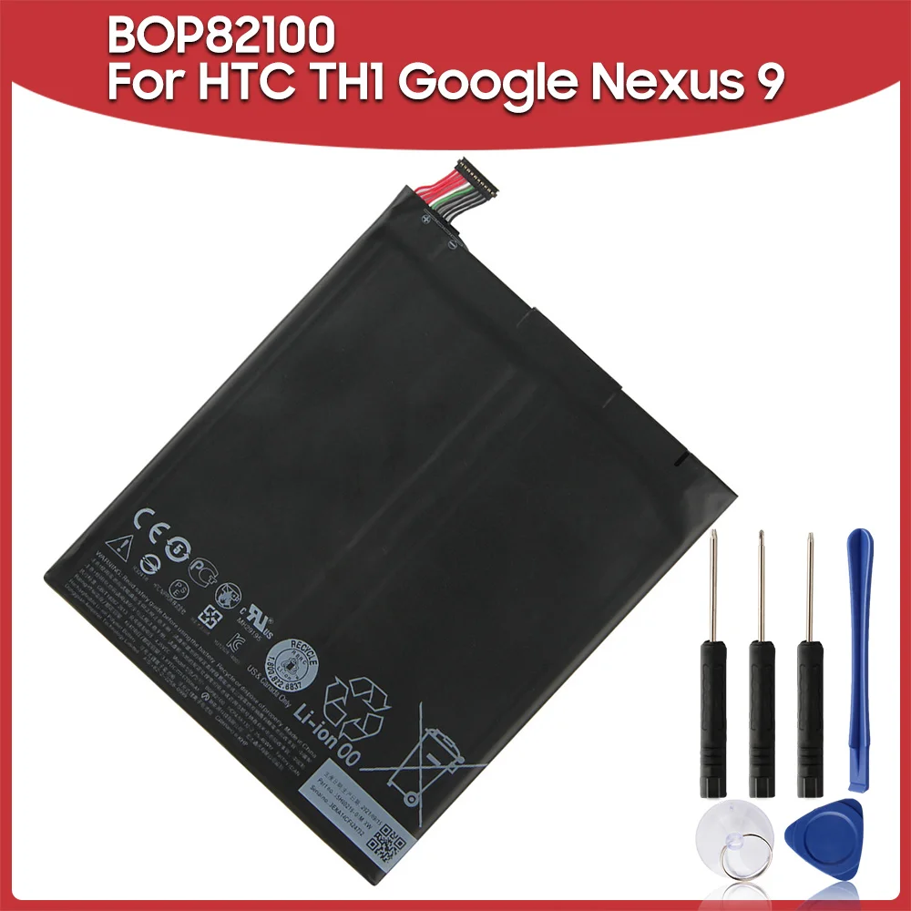 Original Rechargeable Battery 6700mAh BOP82100 B0P82100 For HTC TH1 Google Nexus 9 tablet PC 8.9 Tablet Batteries dan gookin nexus 7 for dummies google tablet