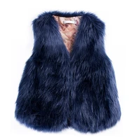 autumn winter womens warm faux fox fur vest fashion sleeveless jacket fur coat women lady plush waistcoat knitted fur vests