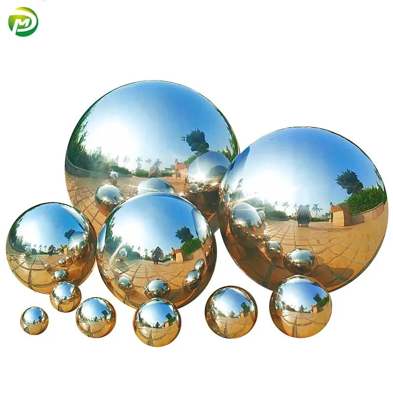 Шар из нержавеющей стали SS304 полый шар для украшения дома и улицы сада