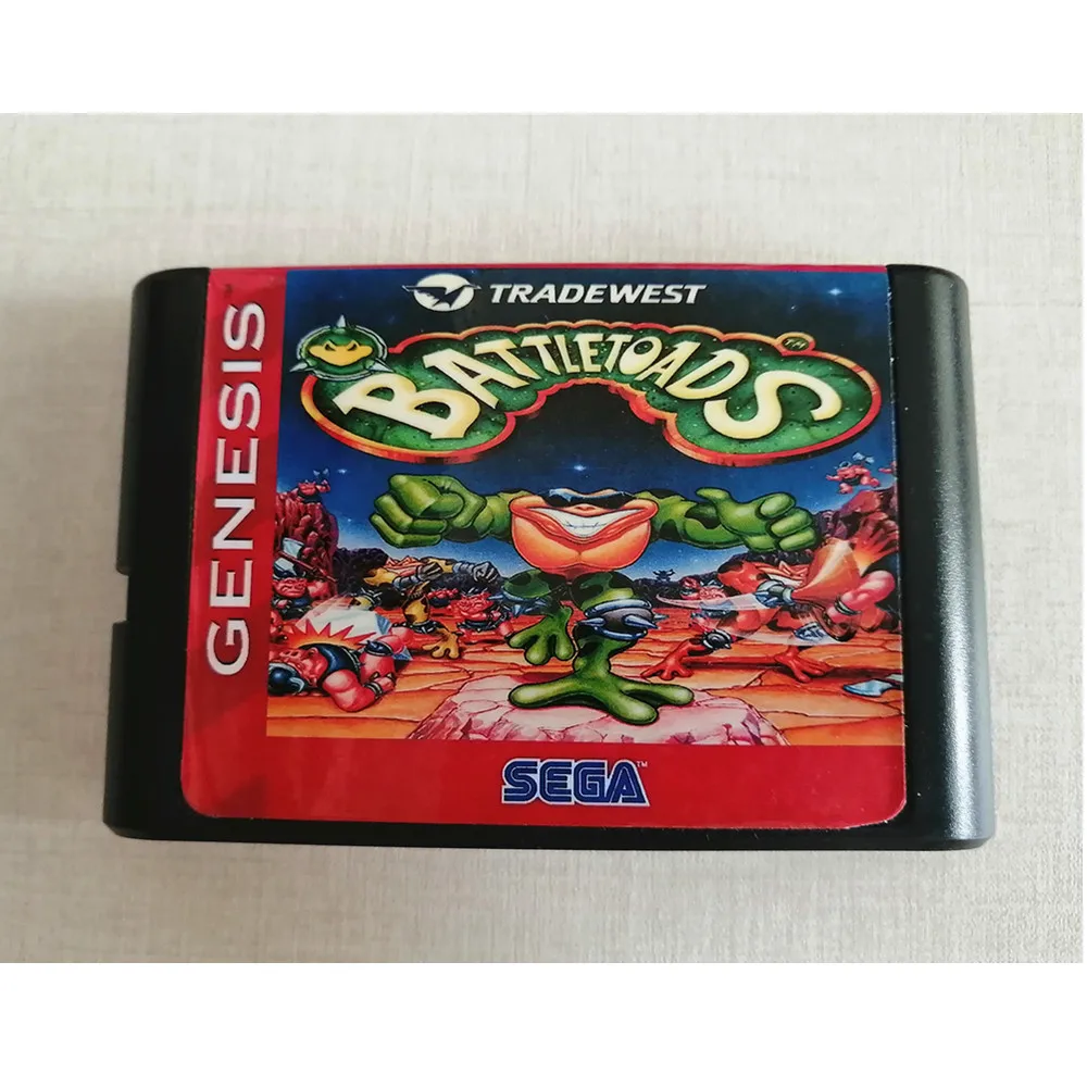 Игровой картридж Battletoads 16 бит MD для консоли MegaDrive Genesis|Картриджи| |