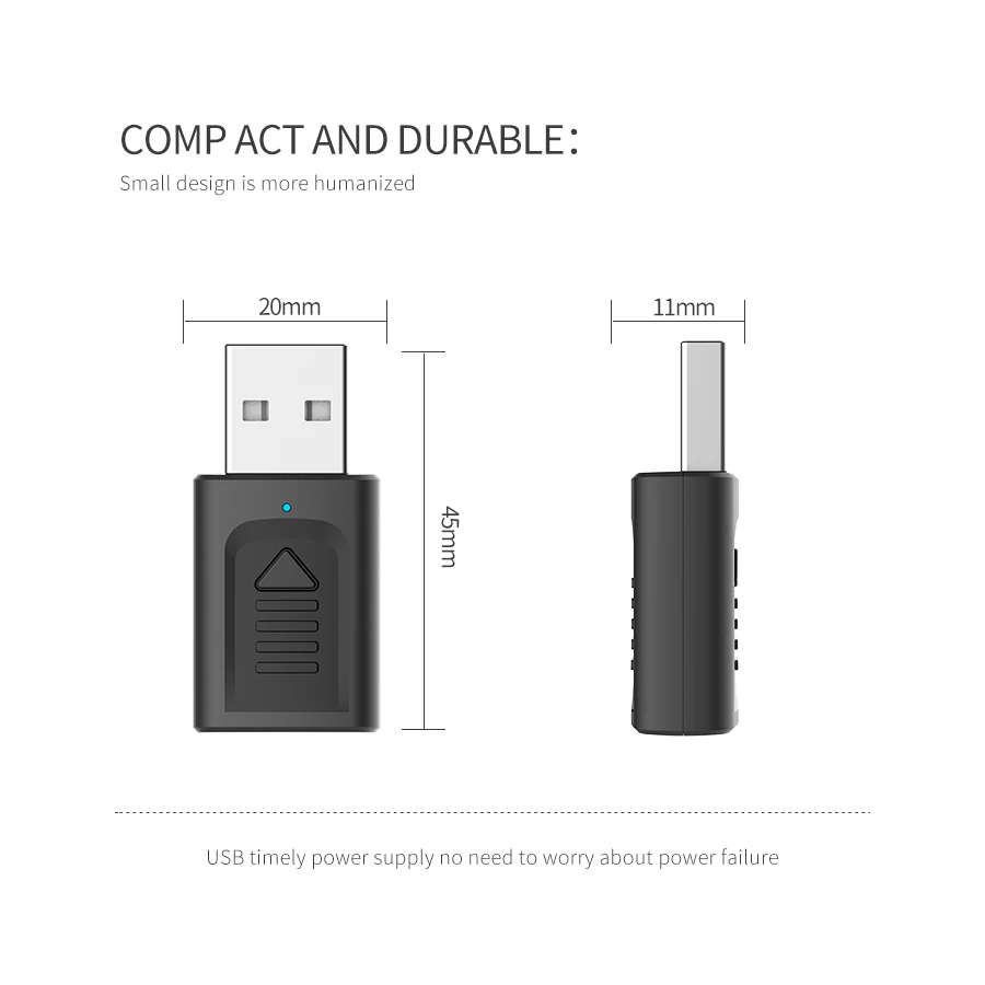 VAORLO 4 в 1 USB передатчик Plug and Play Bluetooth 5 0 приемник беспроводной адаптер для ТВ