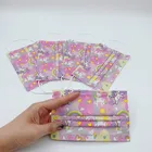 Одноразовые маски для лица с изображением единорога, 3-слойные дышащие маски с рисунком кролика из мультфильма со ртом для лица, 50 шт.