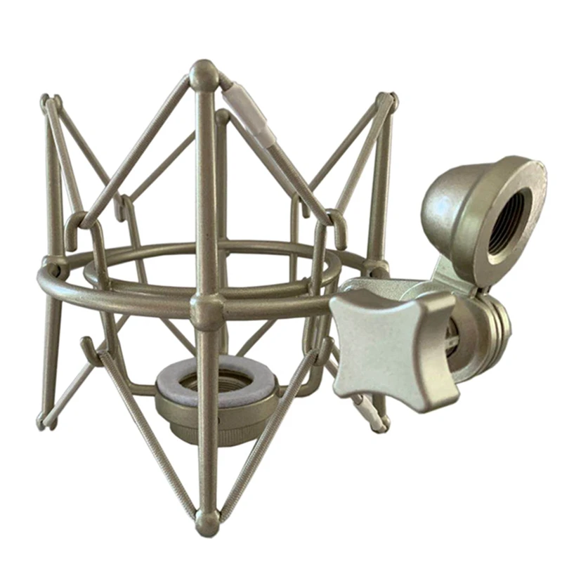 

Microphone Shock Mount Mic Holder - Anti Vibration Metal Spider Shockmount Condenser Microphone Shock Mount