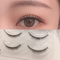 5 pairs japanese cos false eyelashes natural cross eyelash handmade fluffy natural lashes extension makeup tools eye lashes