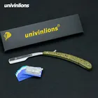 Складной нож Univinlions из АБС-пластика с мягкой ручкой, острое лезвие, бритвенная палочка для мужчин и женщин, нож для бритья бороды, лица и подмышек