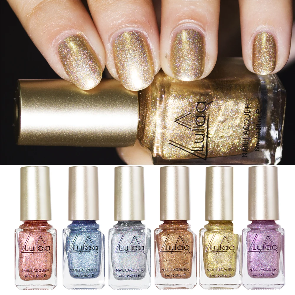 1 бутылка/набор супер блеск Магия Радуга голографическая с голографическим