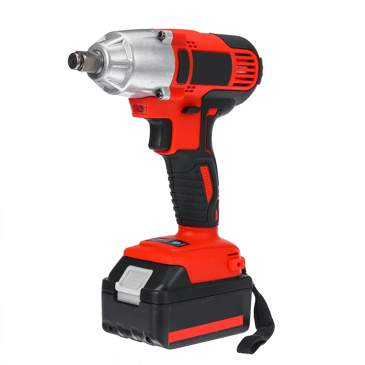 

520N.M 128VF 13800mAh Multifunctional Lithium Battery Electric Wrench Infinitely Variable Speed Electric Impact Wrench Home DIY