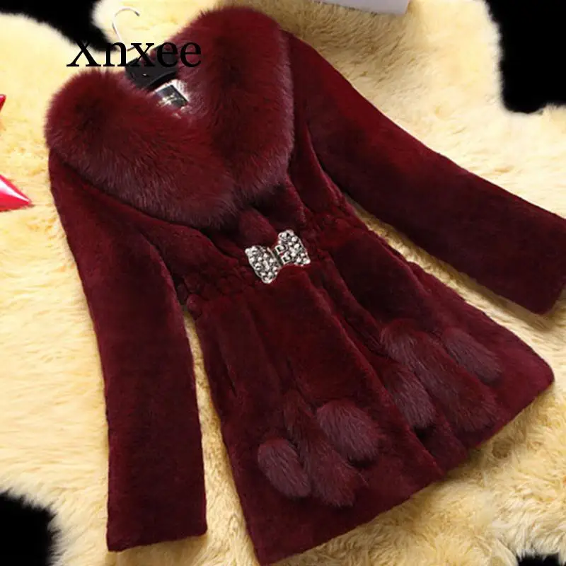 Женское модное меховое пальто большого размера 6XL новинка зимы 2020 женское