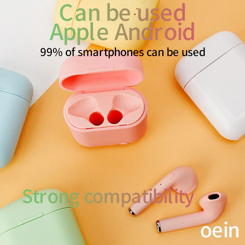 TWS Wireless Earphones 5.0 Earphone Matte Earbuds Charging Box Headset Headphones for Bluetooth phone | Электроника